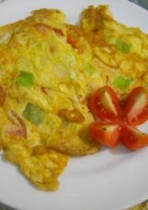 Foto resep Telur Dadar Tomat