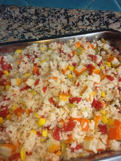 Una foto de Ensalada de arroz