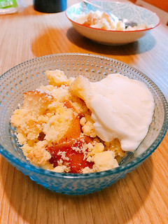 A picture of Quick and Easy Apple Crumble.