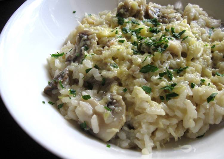 Mushroom Risotto – Rice Cooker Method