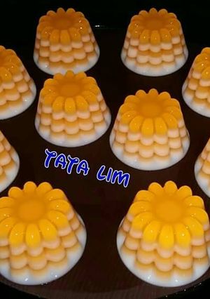 Foto resep Orange Milk Puding
