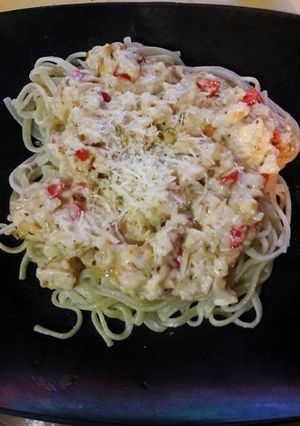 Una foto de Salsa blanca de pollo