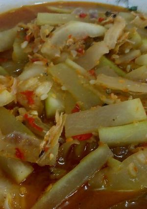 Foto resep Labu air ikan bilis (ikan teri)