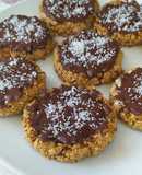 Galletas o Tartitas De Avena  Con Dulce Y Chocolate