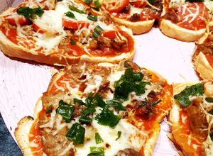 Une photo de Bruschettas au boeuf 😋