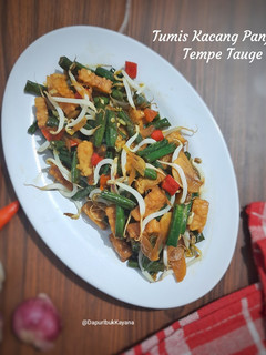 Foto resep 850. Tumis Kacang Panjang Tempe Tauge