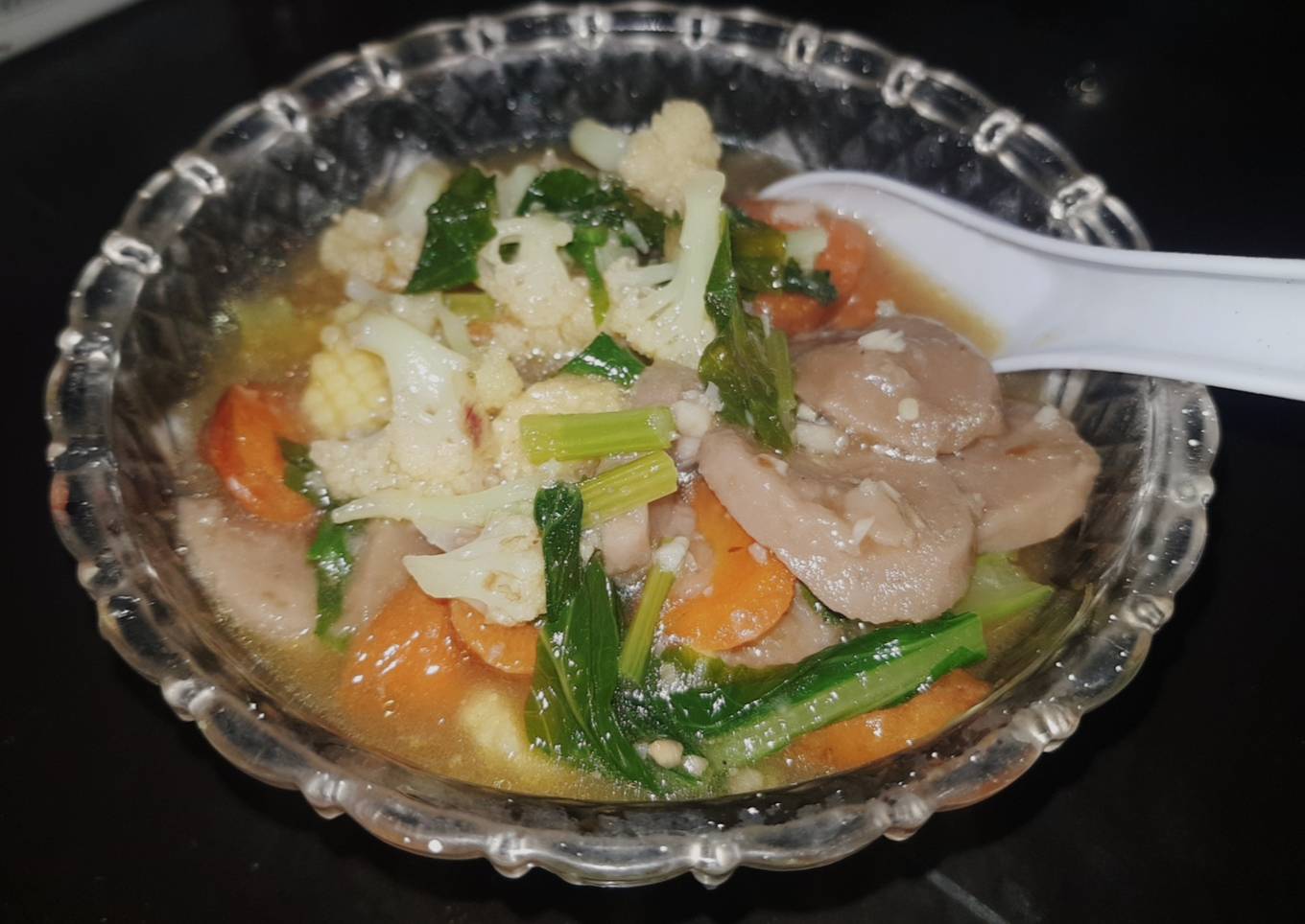 Capcay baso (seadanya)