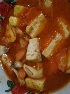 Foto resep Sup Jamur merang tahu kuning