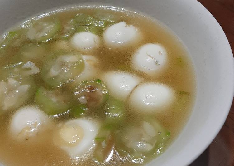 Sop Oyong Telur Puyuh MPASI