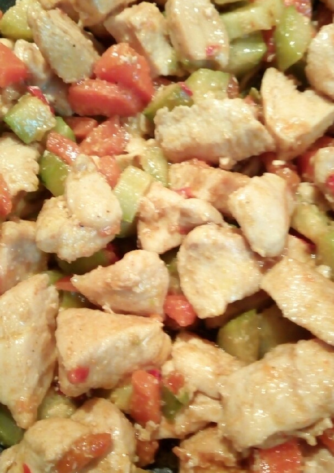 Una foto de Pechugas con ras el hanout