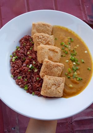 Foto resep Tahu katsu dan kari simple!