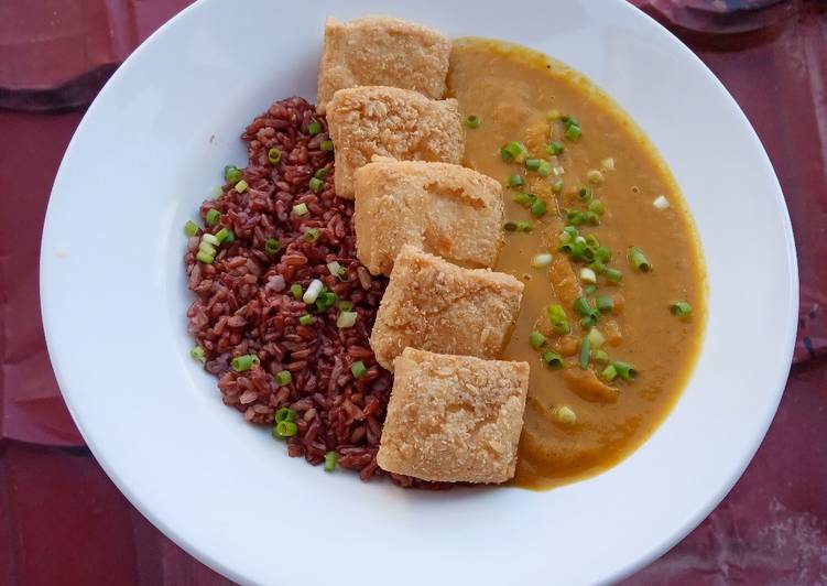 Cara Gampang meracik Tahu katsu dan kari simple! yang simpel