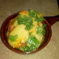 A picture of Jat pat aloo.