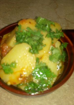 A picture of Jat pat aloo.