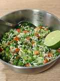 Cocina de Aprovechamiento: Ensalada de Pilaf y Espinacas Baby