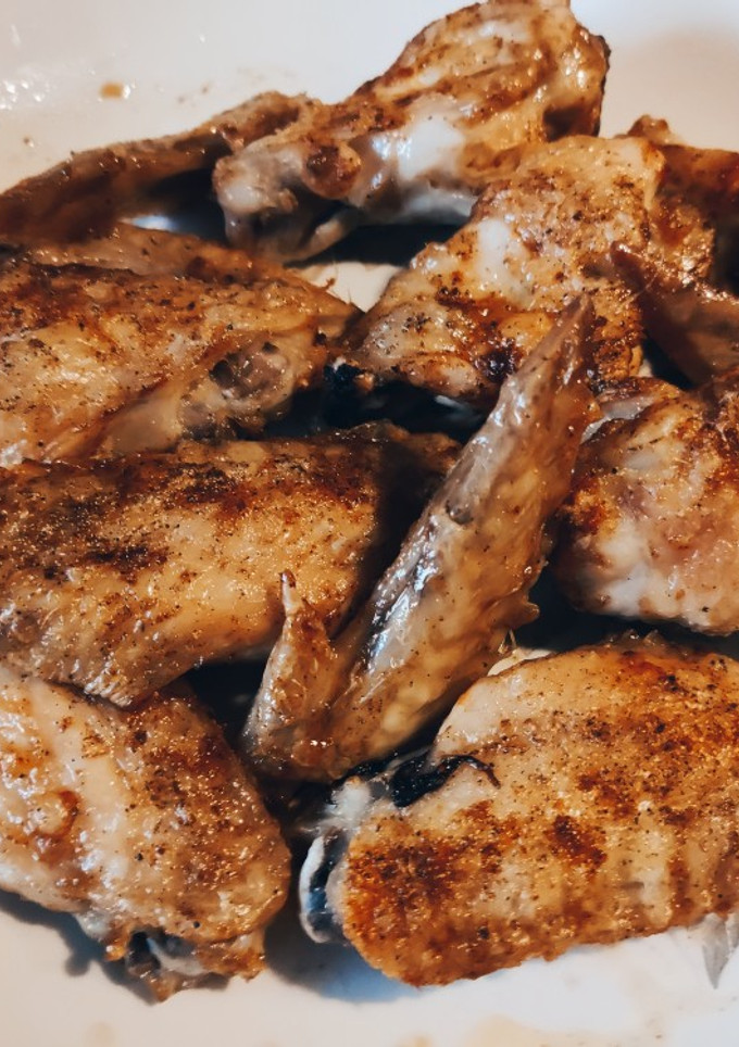 Una foto de Alitas en la airfryer