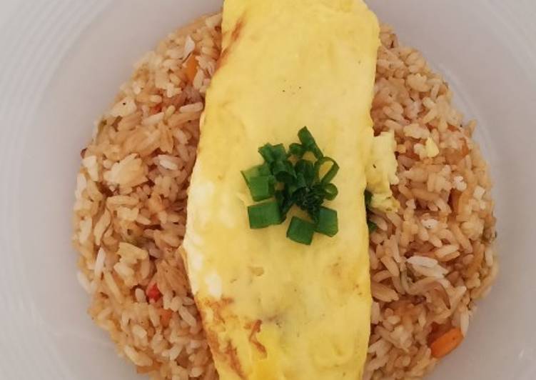 Resep Nasi goreng (omurice) sayur ala anak kos, Sempurna