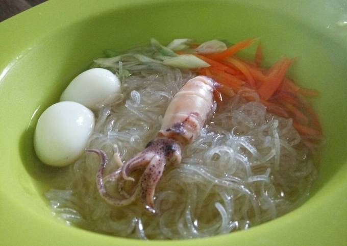Resep Soun kuah cumi yang Sempurna