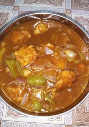 A picture of Chicken Manchurian.