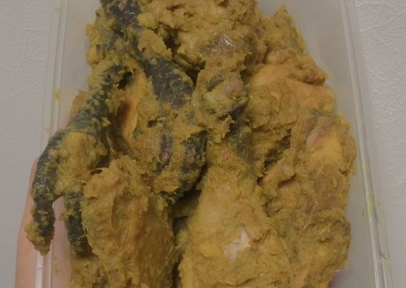 Ayam kampung goreng lengkuas