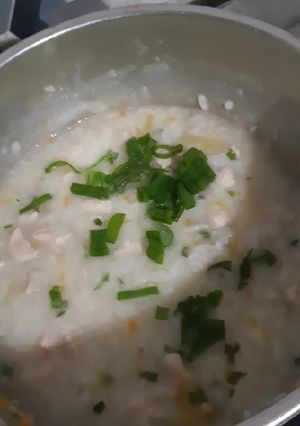 Foto resep Bubur ayam kaldu (diet)