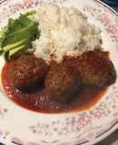 Albóndigas en salsa chipotle