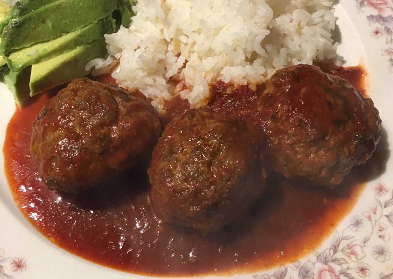 Albóndigas en salsa chipotle