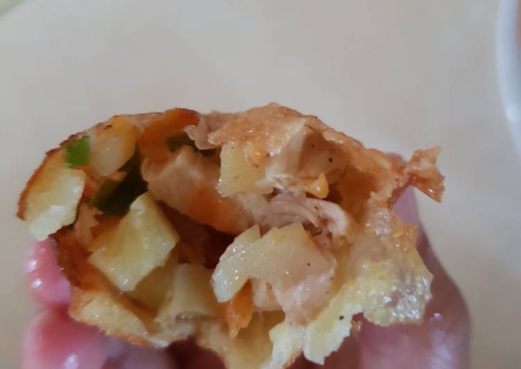 Resep Lumpia ayam sayur ala ala Anti Gagal