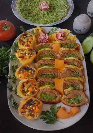 Hústekercs borsópürével töltve recept fotója