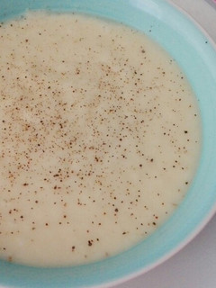 Una foto de Crema de puerros