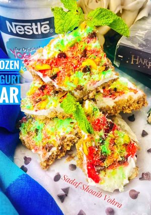 A picture of Frozen Yogurt Bars.