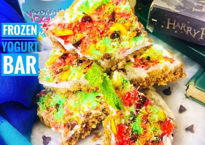 Recipe of Speedy Frozen Yogurt Bars