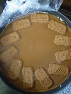 صورة لوصفة كعكة اللوتس