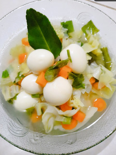 Foto resep Sayur sop telor puyuh