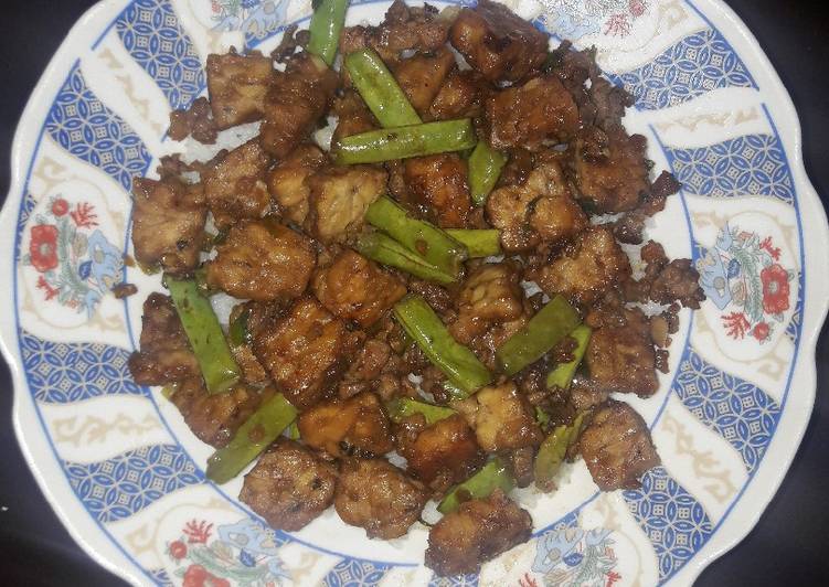 Tumis Tempe Buncis Kecap