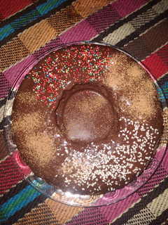 عکسی از دستور کیک شکلاتی 😋😋😋