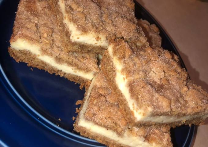 Recipe of Award-winning Snickerdoodle cheesecake bars