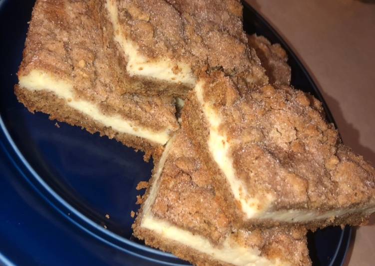 Recipe of Appetizing Snickerdoodle cheesecake bars