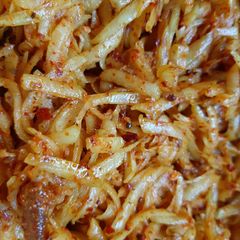 A picture of Raw papaya pickle.