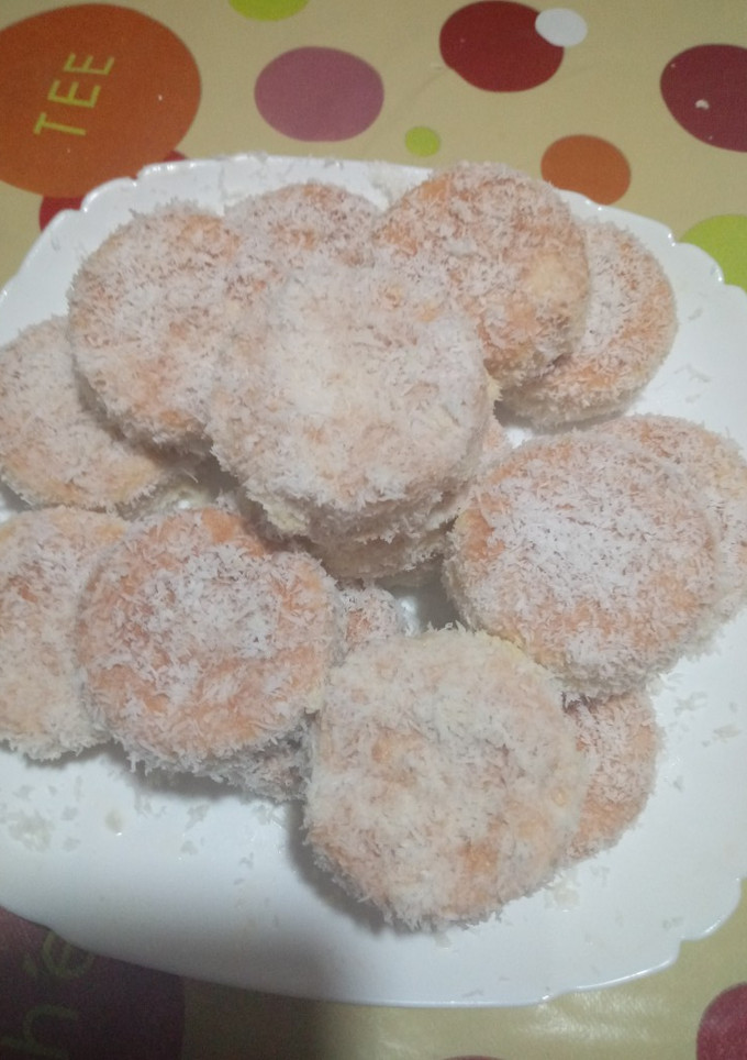 Una foto de Galletas rellenas de crema de naranja