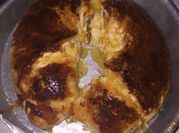 Una foto de relleno para tortas de durazno