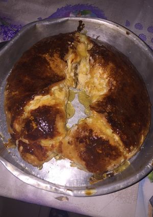 Una foto de Rosca de crema pastelera