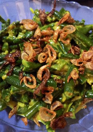 Foto resep Jukut Bejek Kacang Panjang bumbu kuning Bali