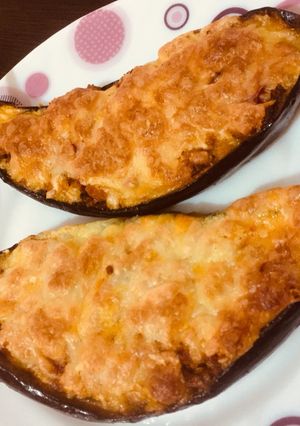 عکسی از دستور بادمجان شکم پر😋🥰