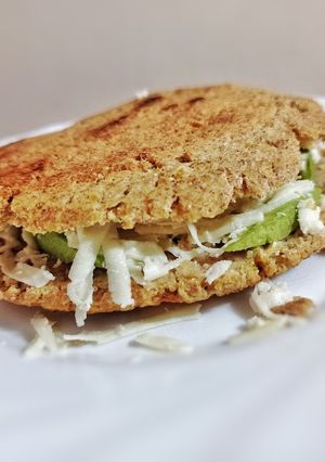 Una foto de 👩🍳 Arepa de garbanzos 👩🍳
