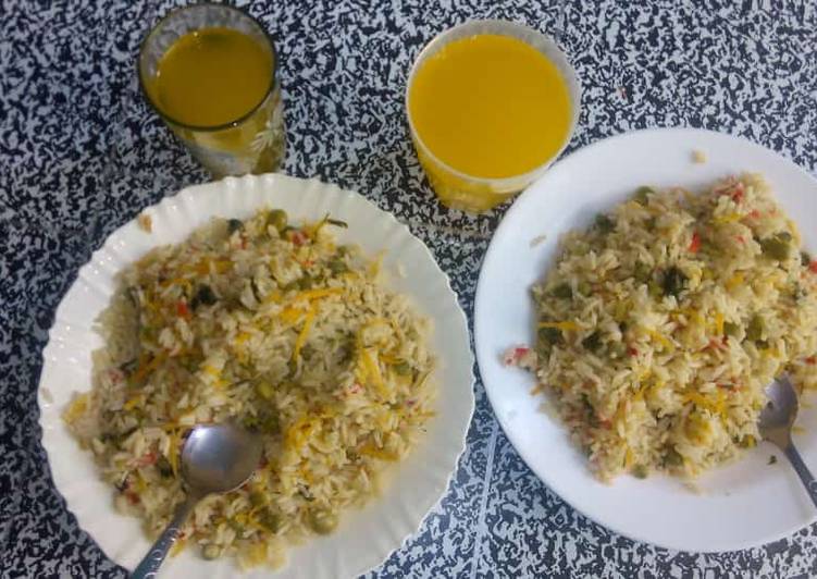 Steps to Prepare Ultimate Flavoured rice with minji