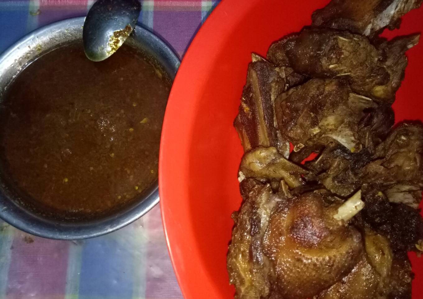 Bebek madura (bumbu hitam)
