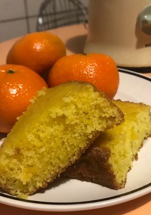 Una foto de Torta de mandarina en licuadora (facilísima)