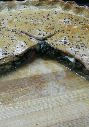 Una foto de Tarta de espinaca