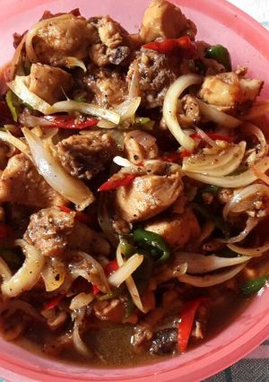 Foto resep Ayam lada hitam